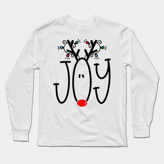 Christmas Joy Long Sleeve T-Shirt by Peach Lily Rainbow